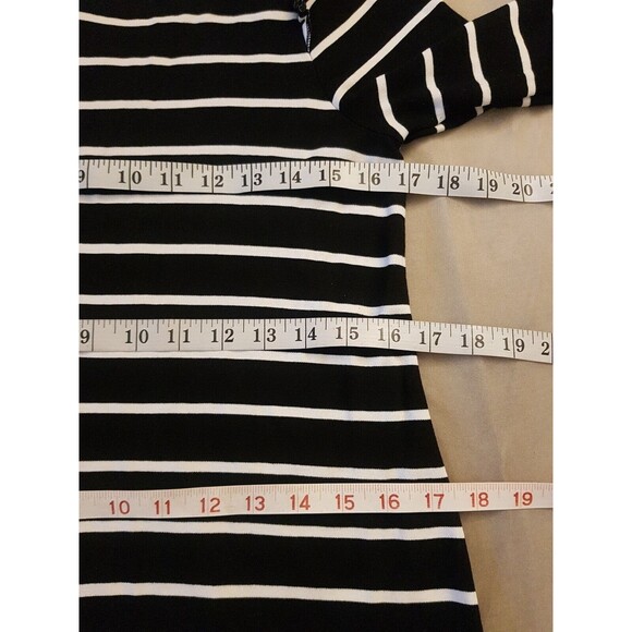 Old Navy Womens Dress Sz Small Striped Ruffle Preppy Punk Gothic Emo Skater - Picture 13 of 14